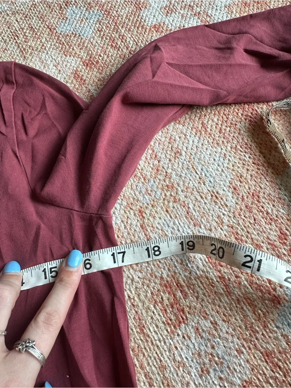 Lululemon love crewneck long sleeve pima cotton maroon red fits a small